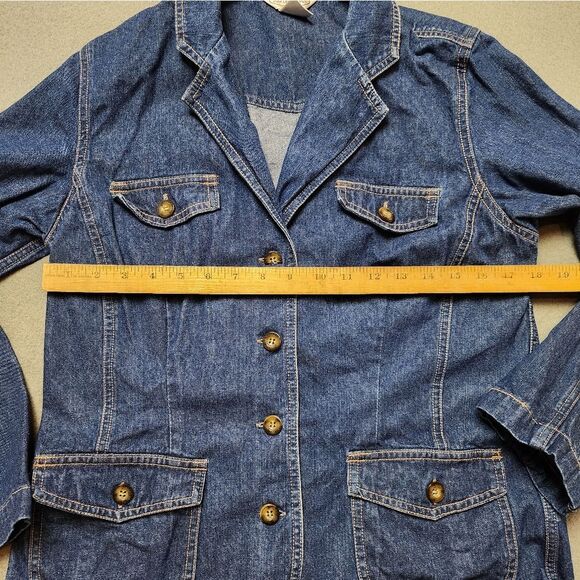 Vintage 90s Women's Northern Reflections Denim Jacket Sz Med - Picture 16 of 16